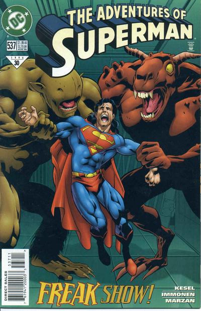 Adventures of Superman #537 [Direct Sales]-Very Fine (7.5 – 9)