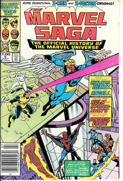 The Marvel Saga The Official History of The Marvel Universe #8 [Newsstand]-Fine (5.5 – 7)