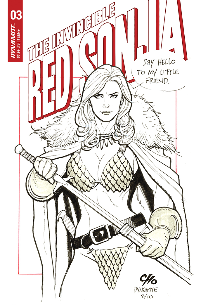 Invincible Red Sonja #3 Cover D Cho