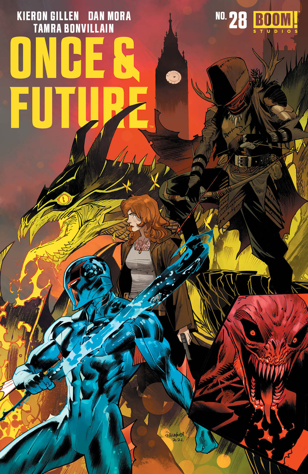 Once & Future #28 Cover A Connecting Mora