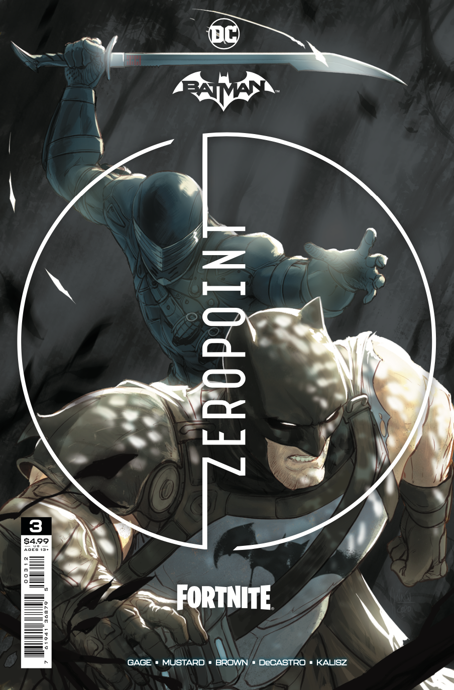 Batman Fortnite Zero Point #3 Second Printing