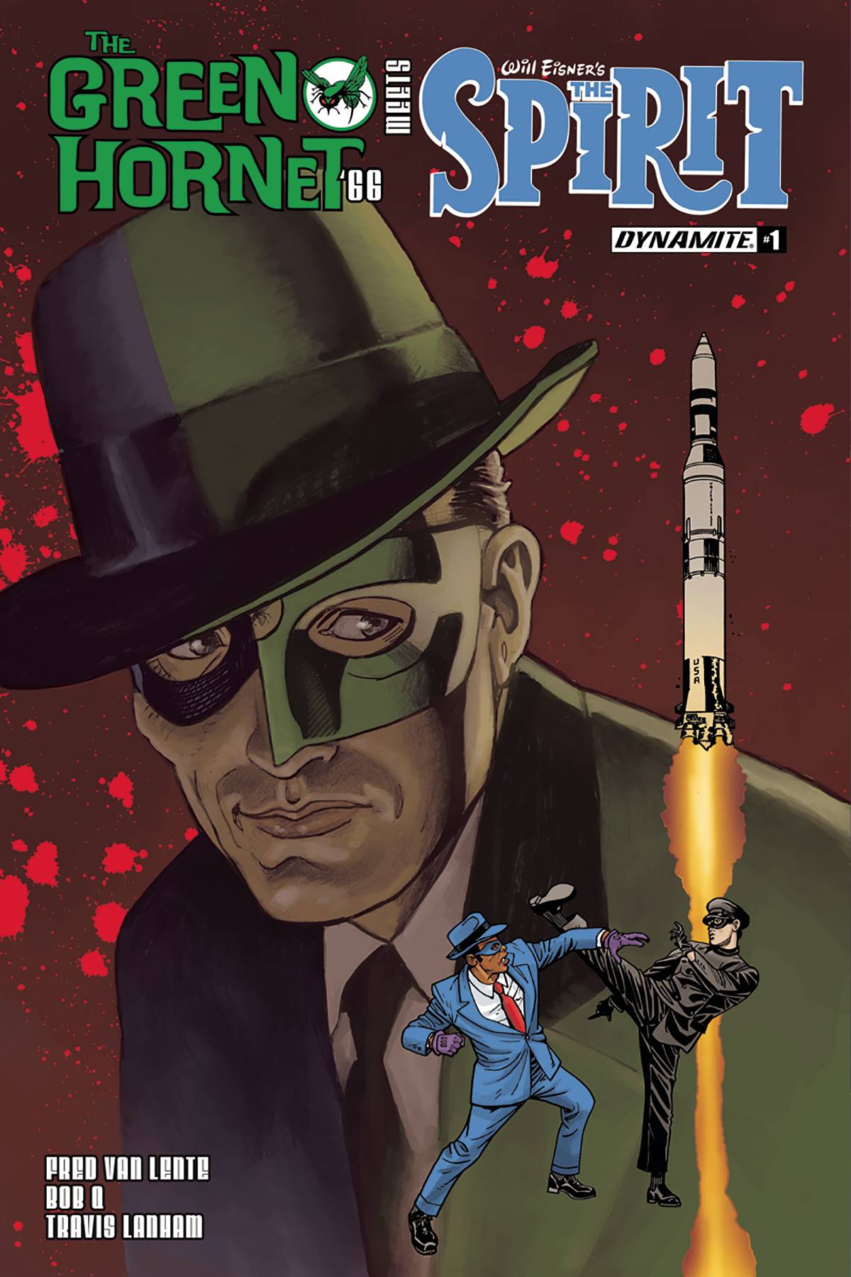 Green Hornet 66 Meets Spirit #1 Cover B Templeton