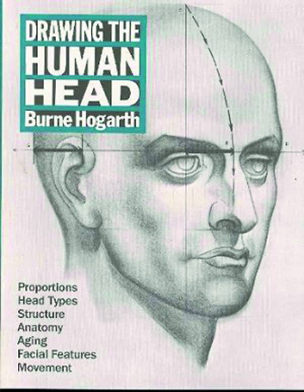 Hogarth's Dynamic Art Volume 1 Drawing The Human Head New Printing