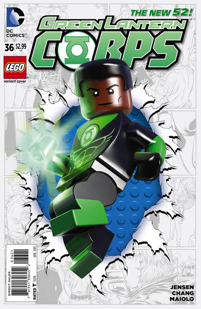 Green Lantern Corps #36 Lego Variant Edition (Godhead) (2011)