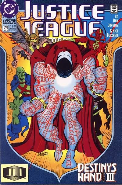 Justice League America #74 [Direct]-Fine (5.5 – 7) (1989)