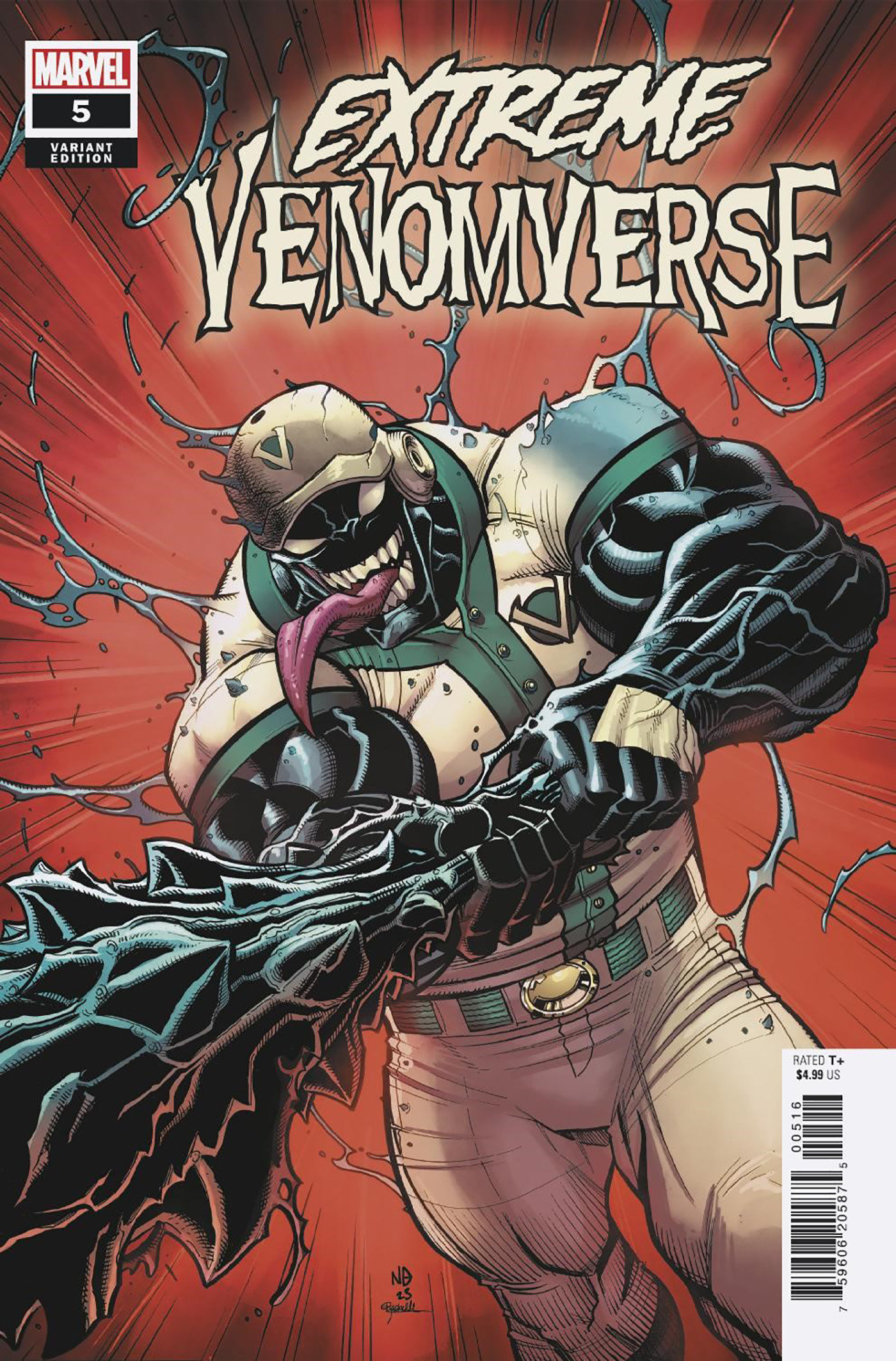 Extreme Venomverse #5 Nick Bradshaw 1 for 25 Incentive Variant