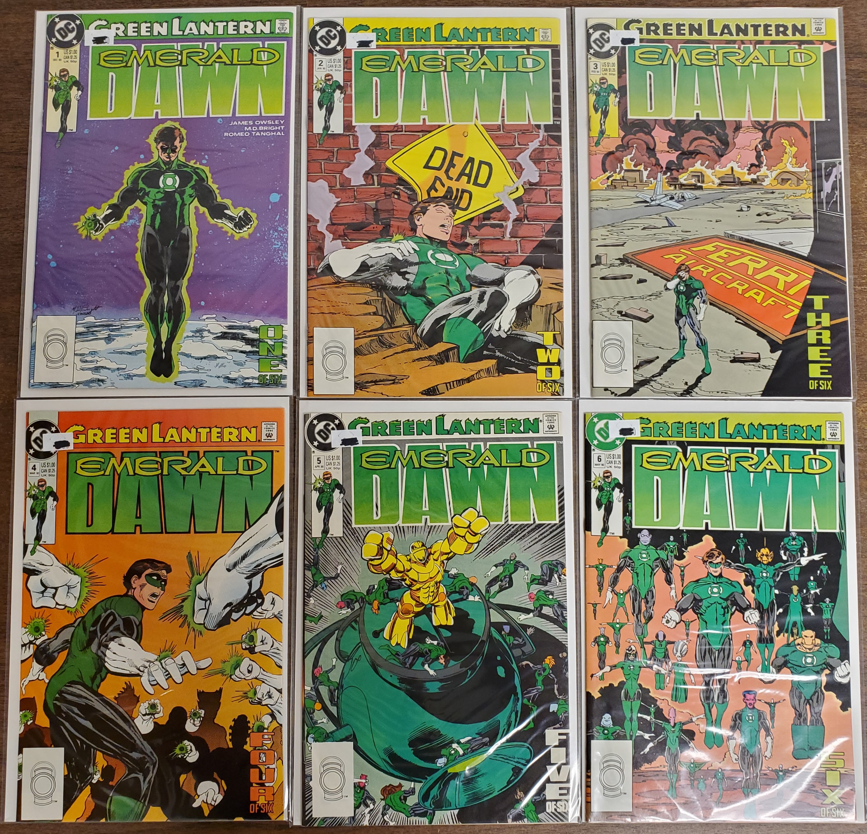 Green Lantern Emerald #1-6 (DC 1989) Set