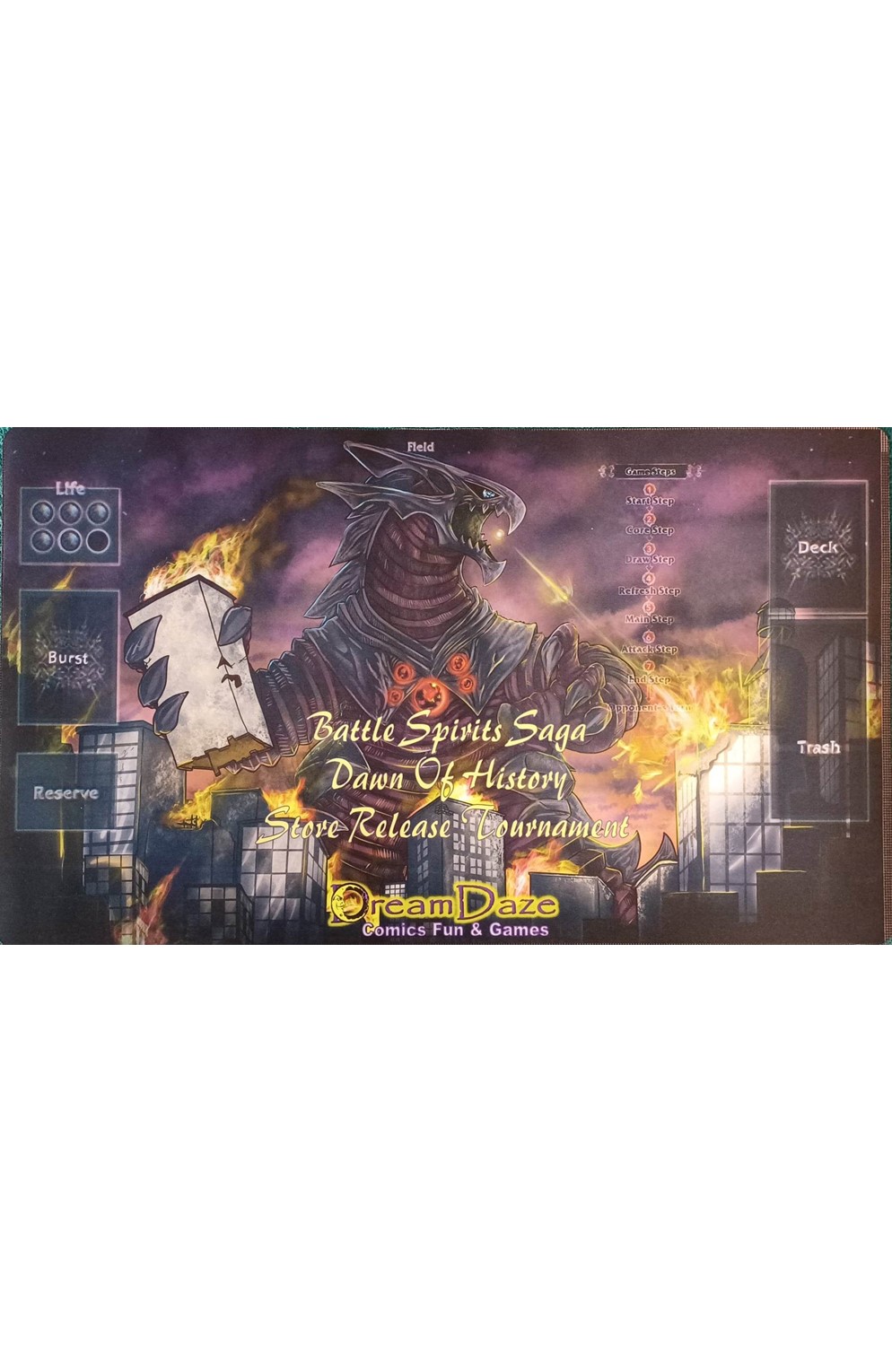 Battle Spirits Saga TCG: Dawn of History Release Event Custom Playmat