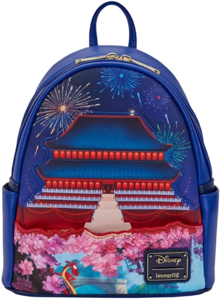 Loungefly Disney's Mulan Castle Light Up Mini Backpack