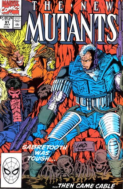 The New Mutants #91 - Vg- 3.5