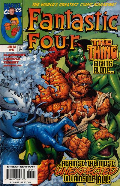 Fantastic Four #6 (1998) [Direct Edition]-Fine (5.5 – 7)