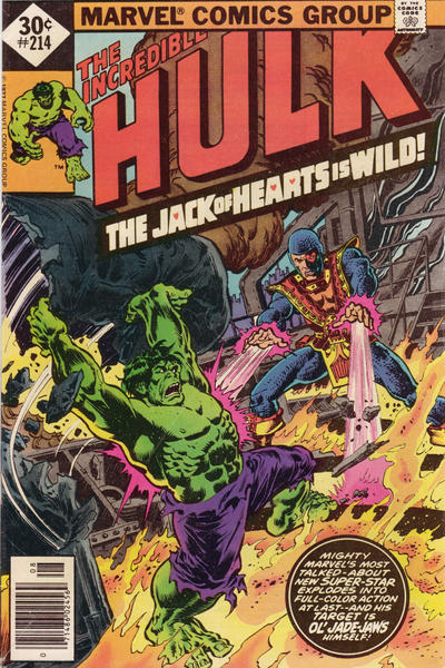 The Incredible Hulk #214 [Whitman](1962)-Fine (5.5 – 7)