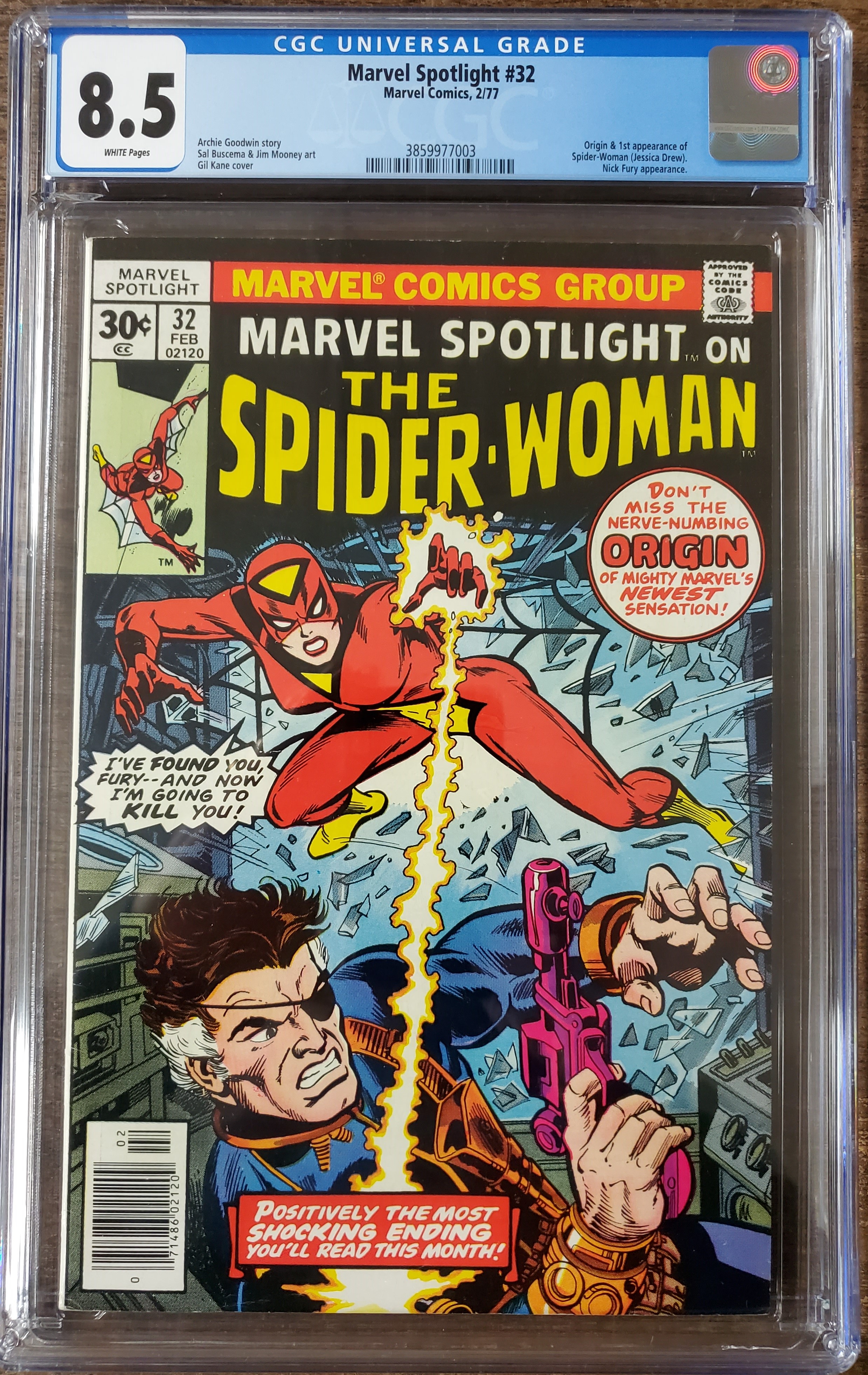 Marvel Spotlight #32 (Marvel 1977) Cgc 8.5 1st App Spider-Woman