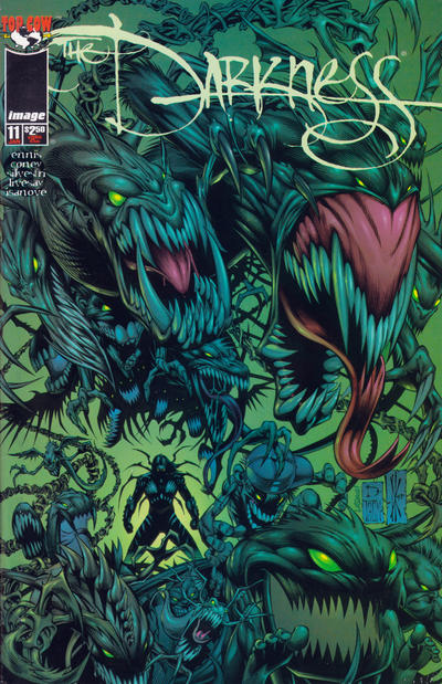 The Darkness #11 [Dale Keown Variant]-Fine (5.5 – 7)