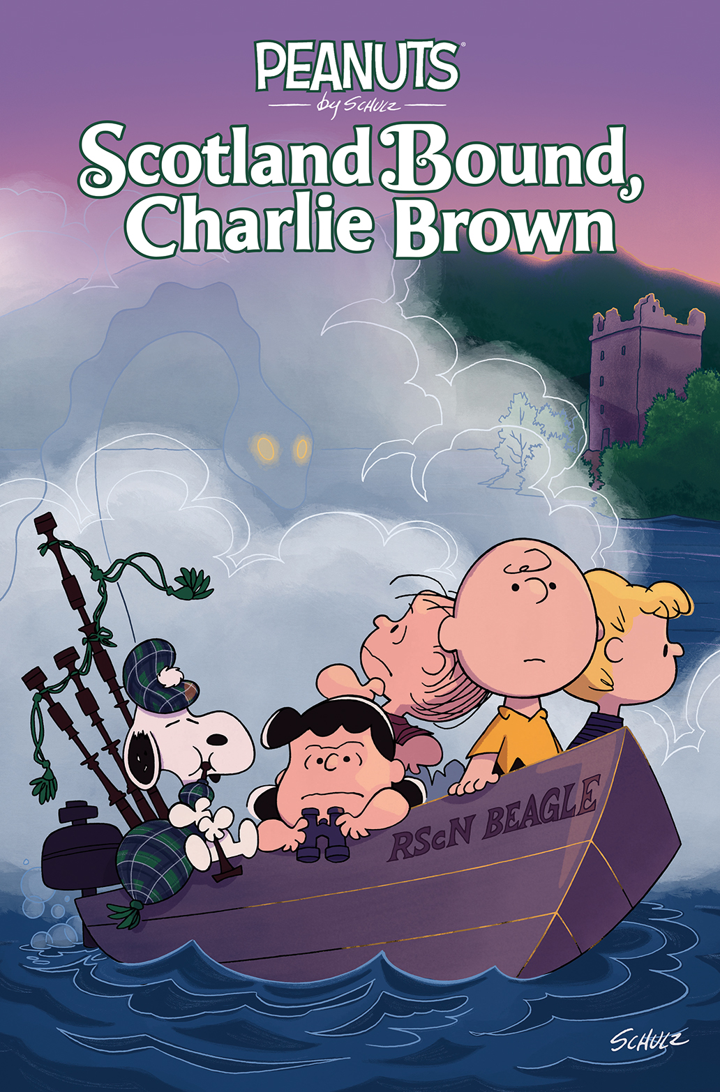 Peanuts Scotland Bound Charlie Brown Graphic Novel