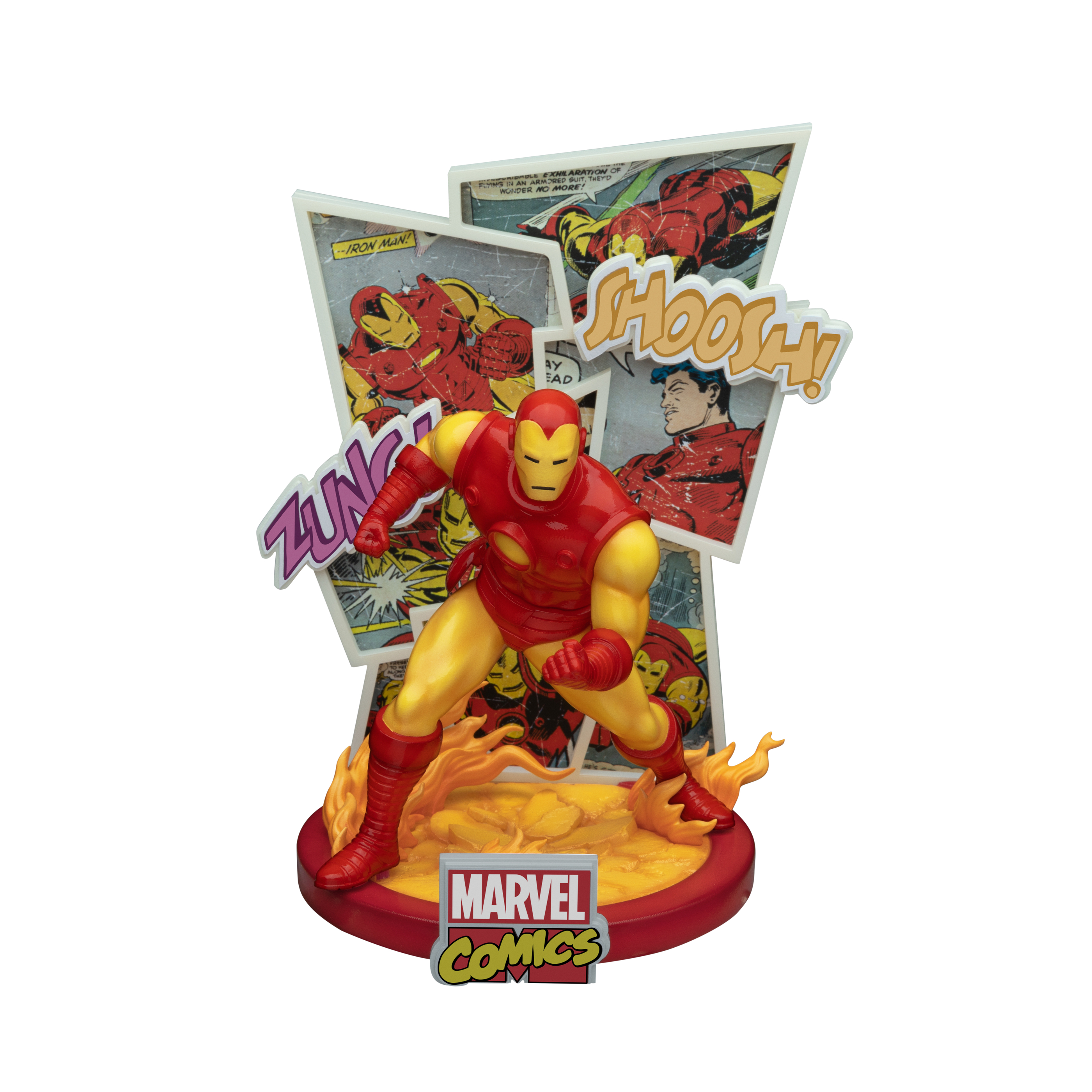 Marvel 60th Ds-085 Iron Man D-Stage Series 6in Px Statue (Net)