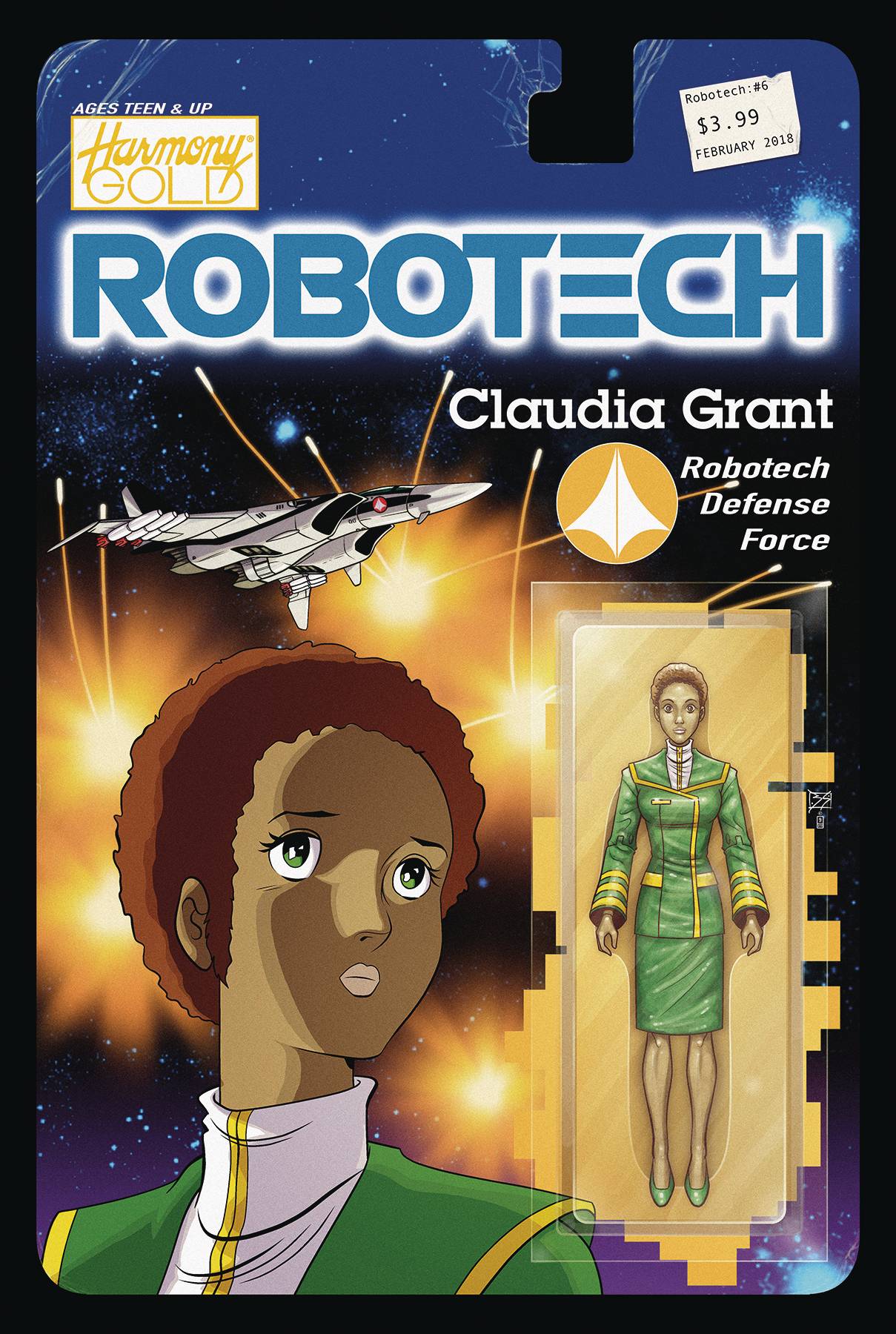 Robotech #6 Cover B Action Figure Variant