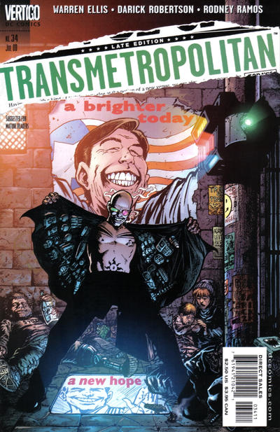 Transmetropolitan #34-Near Mint (9.2 - 9.8)