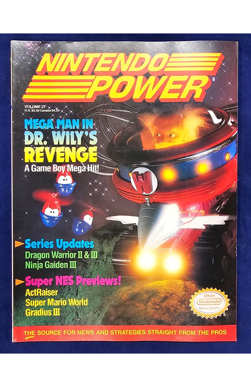 Nintendo Power Volume 27 With Poster Mega Man In Dr. Wily's Revenge