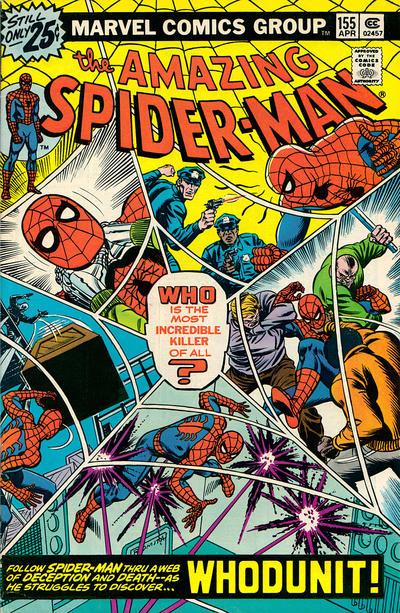 The Amazing Spider-Man #155 [25¢]-Good (1.8 – 3) [Sunbleached Cover]