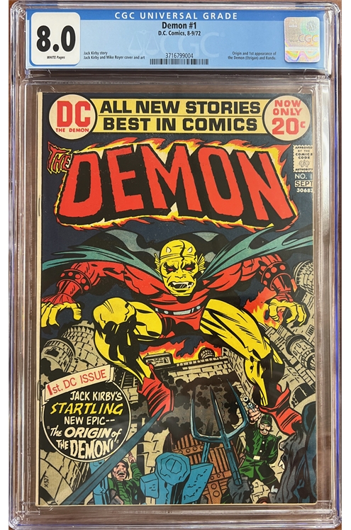 Demon #1 - Cgc 8.0