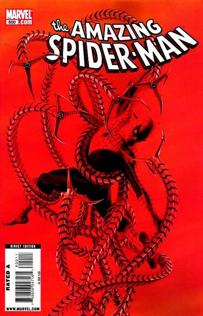 The Amazing Spider-Man #600 [Direct Edition - Alex Ross Cover] - Fn- 