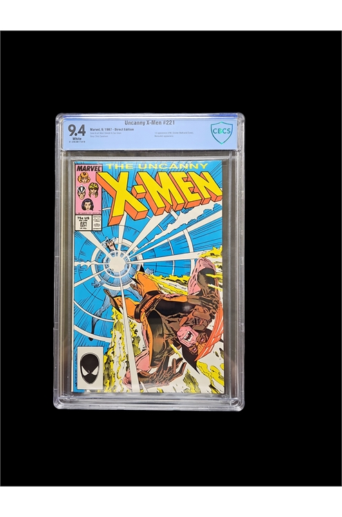 Uncanny X-Men #221 Direct Edition First Appearance Mr Sinister Cbcs 9.4 Nm