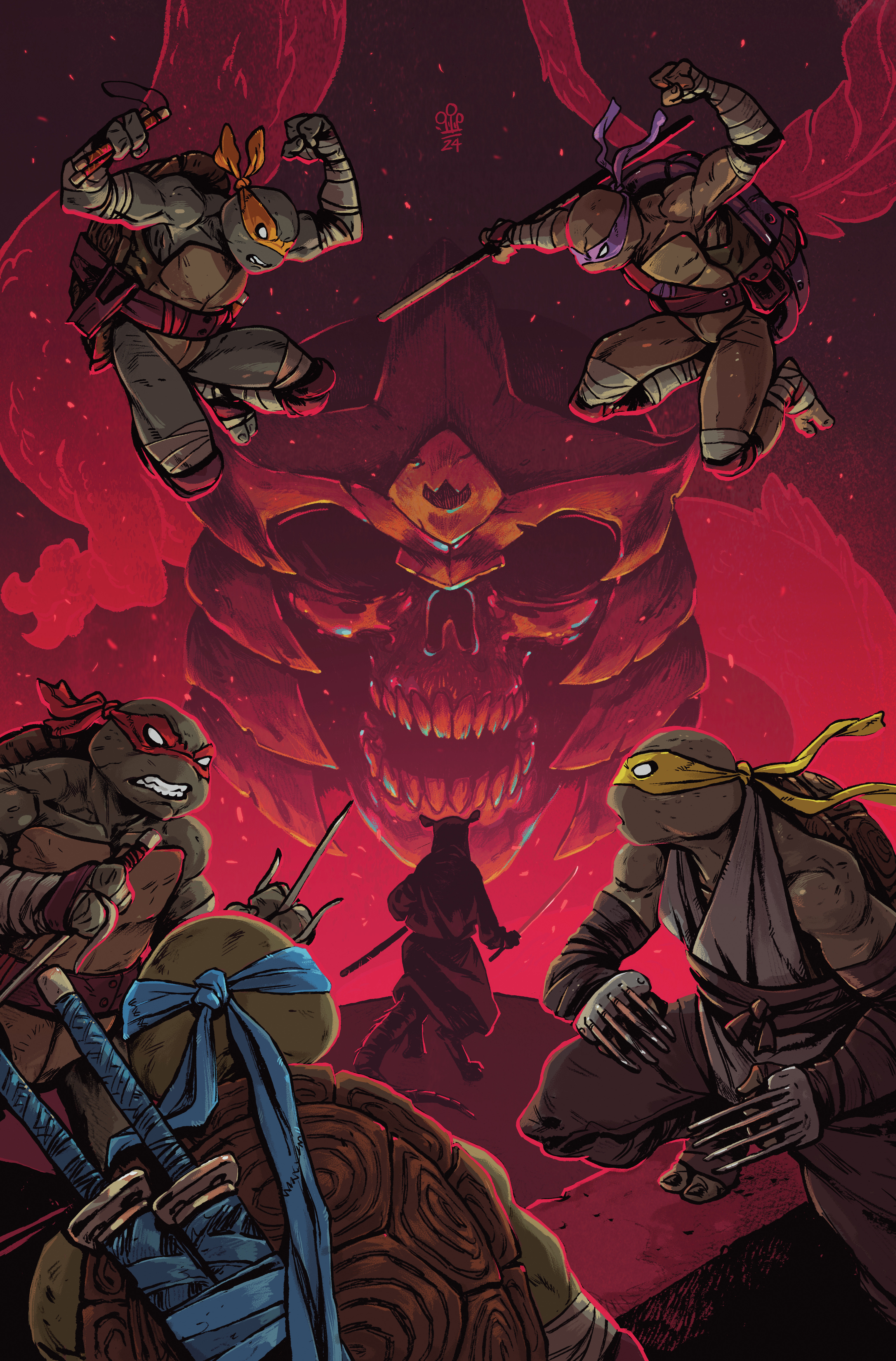 Teenage Mutant Ninja Turtles 40th Anniversary Comics Celebration Cover Dialynas Full Art 1 for 25 Va