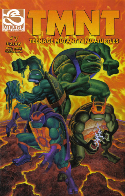 Tmnt: Teenage Mutant Ninja Turtles #7-Very Fine - Slight Staple Rust