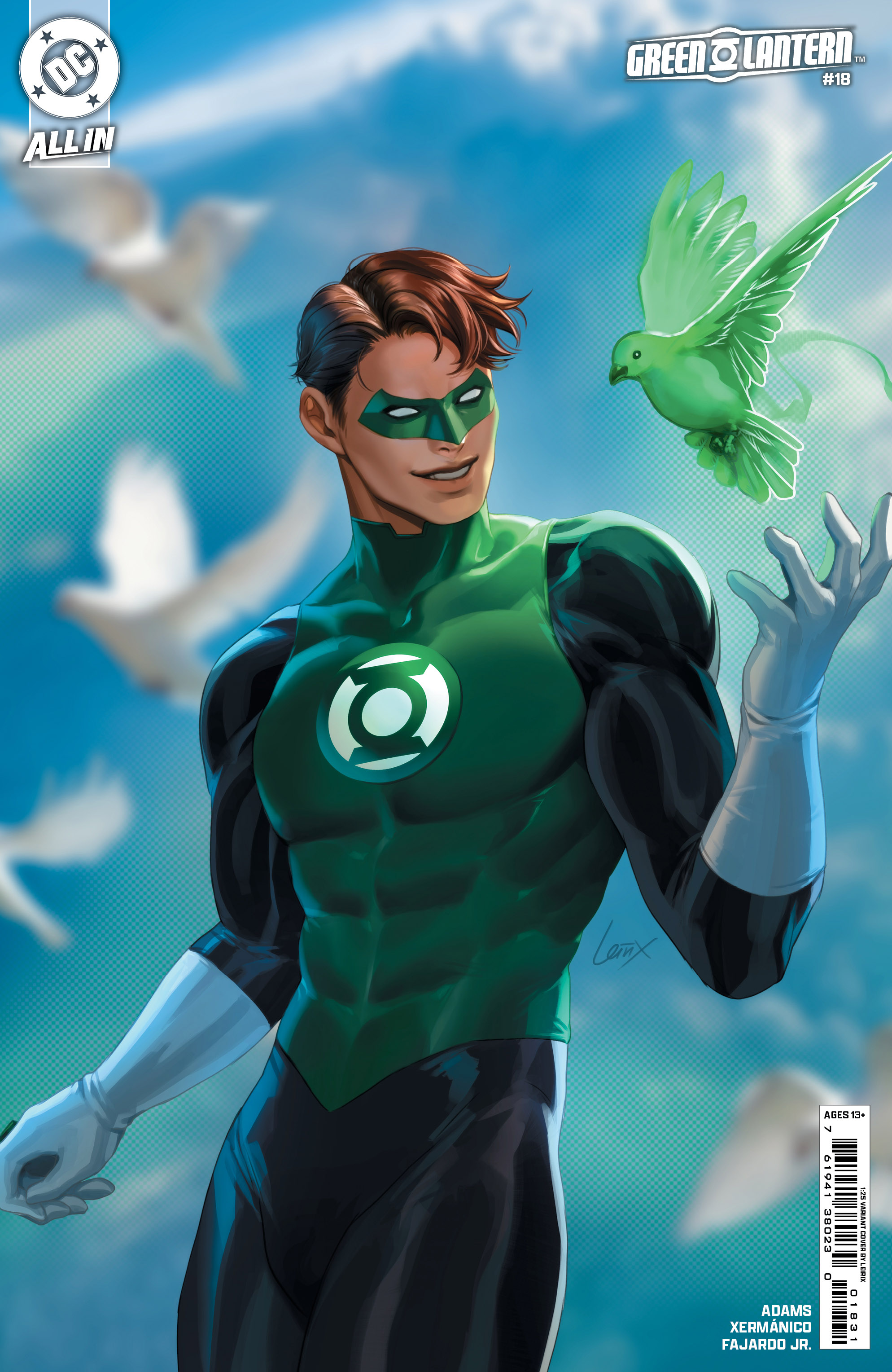 Green Lantern #18 Cover F 1 for 25 Incentive Lesley Leirix Li Card Stock Variant