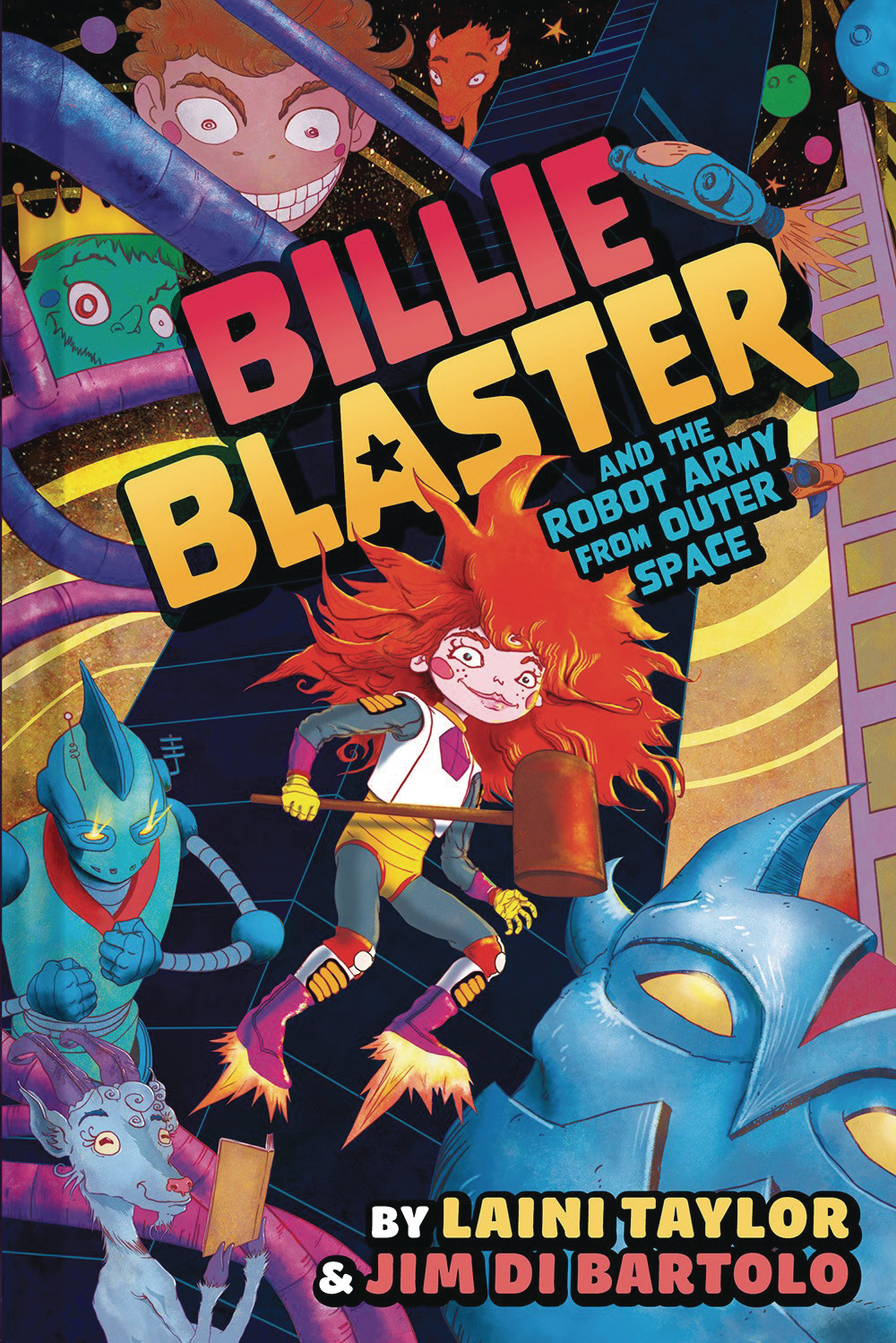 Billie Blaster & Robot Army From Outer Space Hardcover Graphic Novel