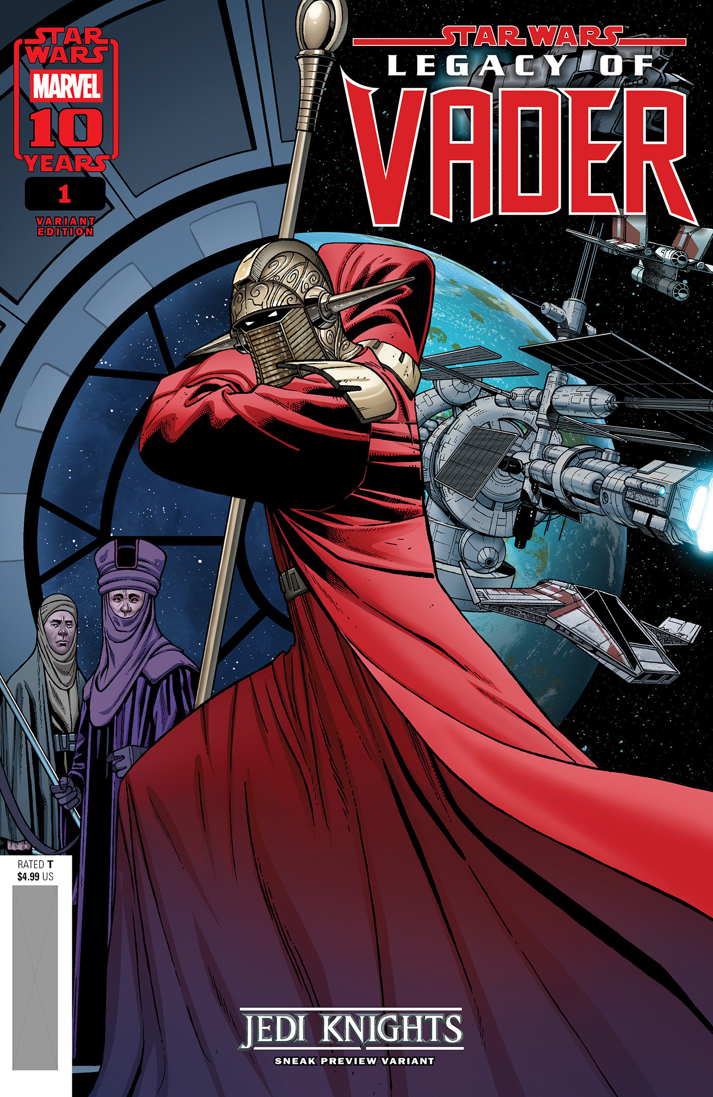 Star Wars: The Legacy of Vader #1 Ramon Rosanas Jedi Knights Sneak Preview Variant