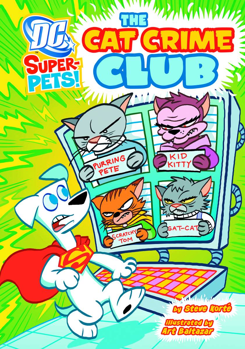 DC Super Pets Young Reader Graphic Novel Cat Crime Club