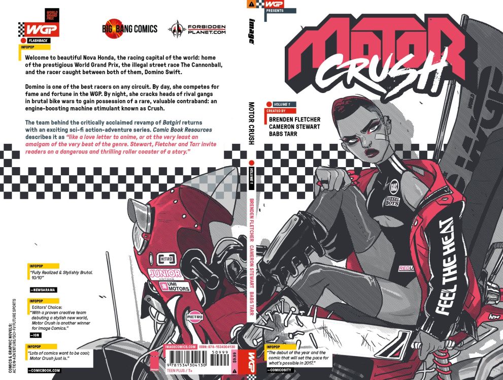 Motor Crush Graphic Novel Volume 1 Big Bang Comics Store Exclusive Edition