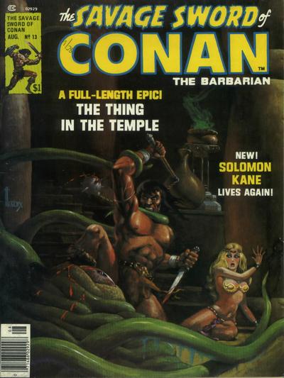 The Savage Sword of Conan #13 - G/Vg