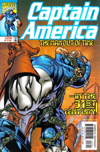 Captain America #18 [Direct Edition]-Near Mint (9.2 - 9.8)