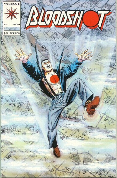 Bloodshot #6-Very Fine (7.5 – 9) 1st Appearance of Colin King, Ninjak, Not In Costume