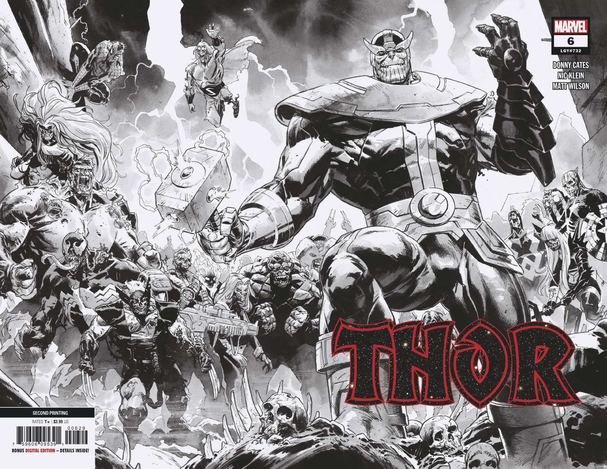 Thor #6 2nd Printing Klein Sketch Variant (2020)