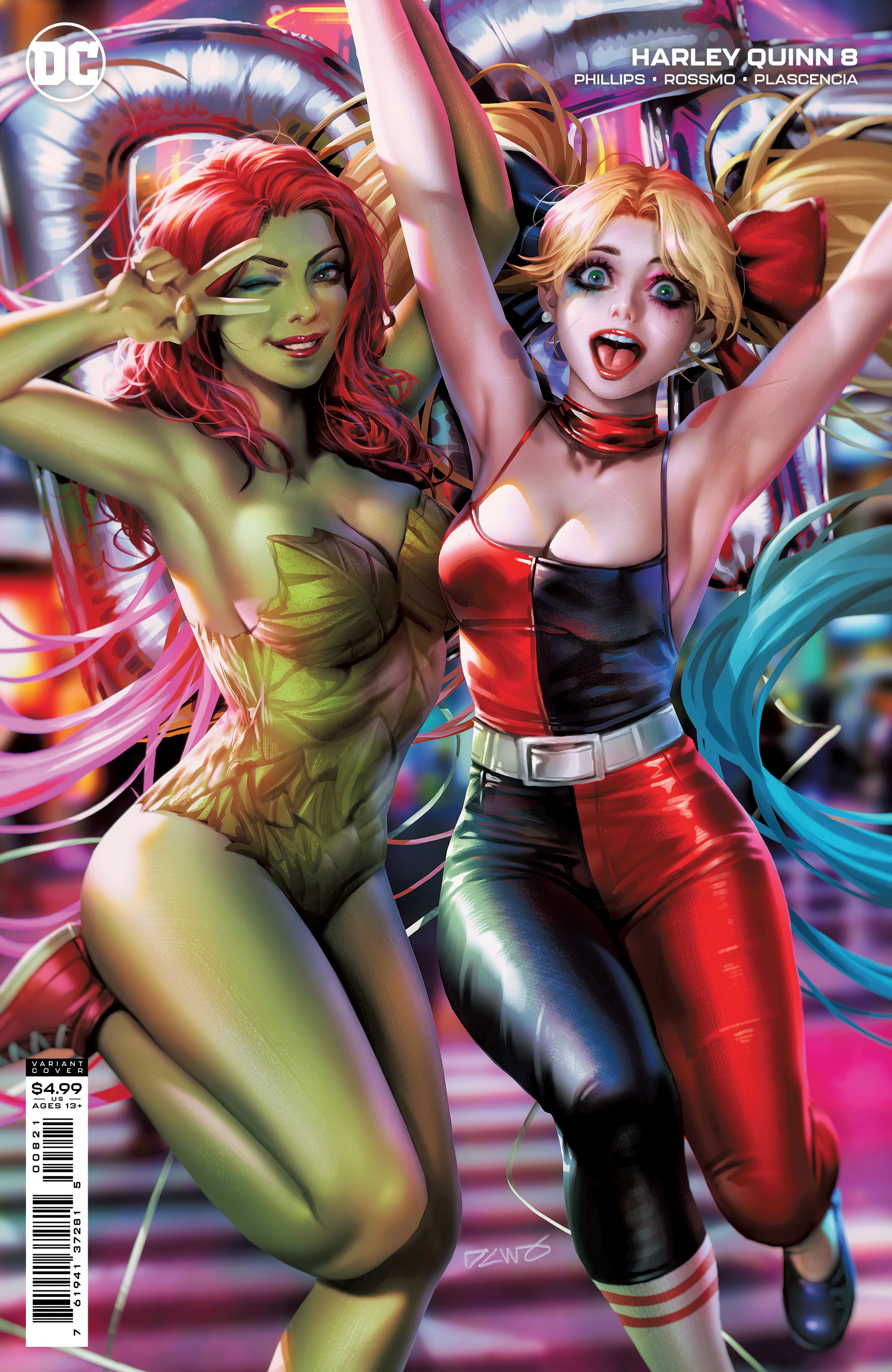 Harley Quinn #8 Cover B Derrick Chew Card Stock Variant (Fear State) (2021)