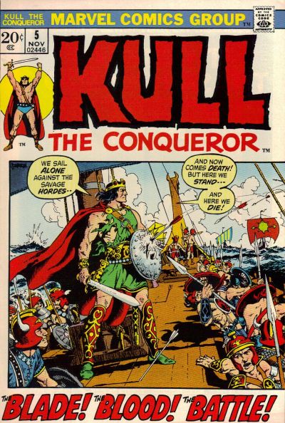 Kull, The Conqueror #5-Fine 