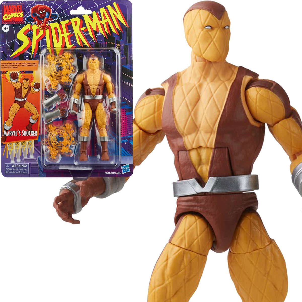 Spider-Man Retro Marvel Legends Shocker 6-Inch Action Figure