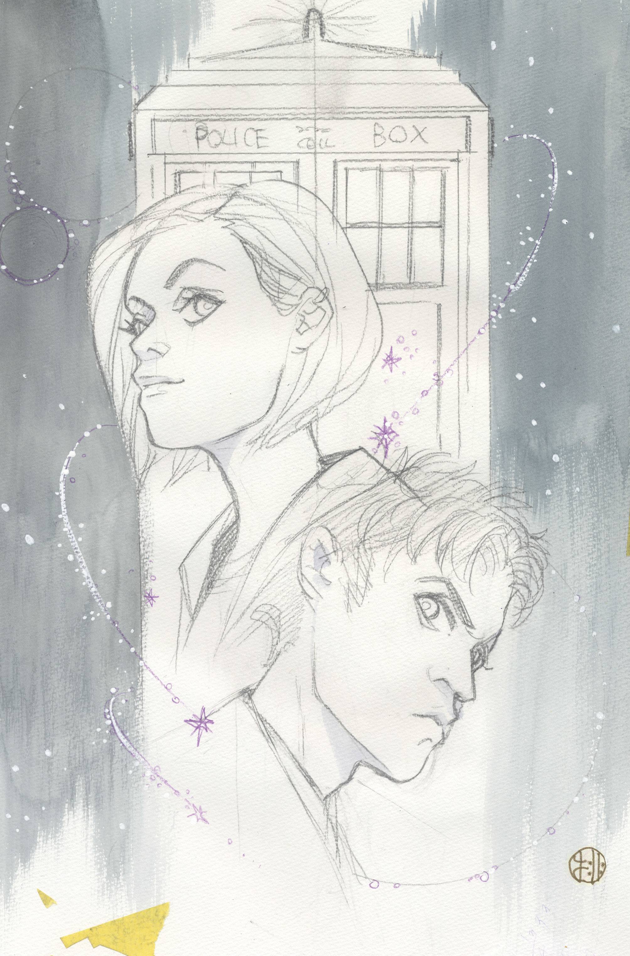 Doctor Who Comics #2 Last Call Peach Momoko Sketch Cover