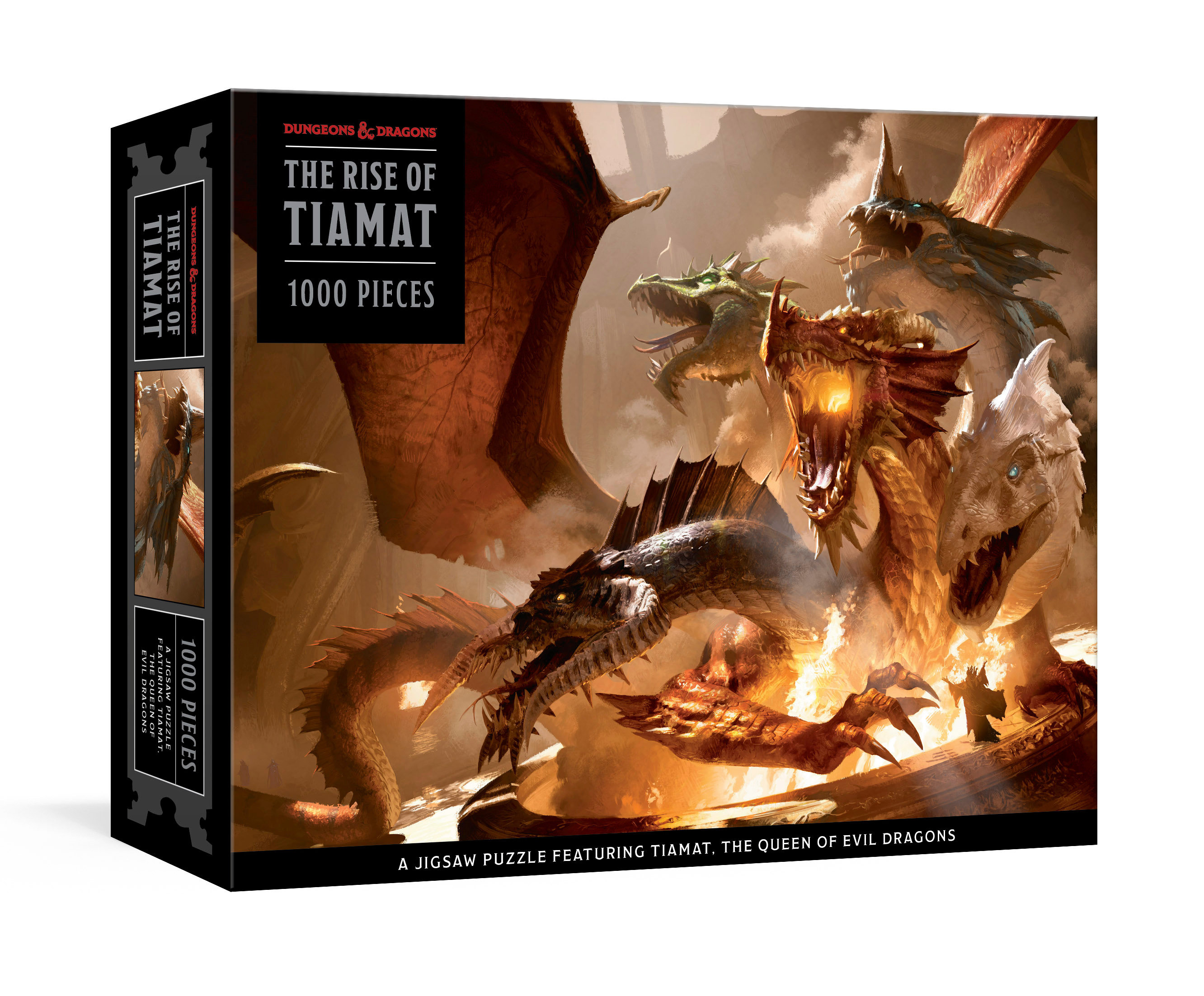 Dnd The Rise of Tiamat Dragon 1000 Piece Puzzle