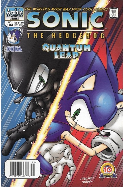 Sonic The Hedgehog #103 [Newsstand] - Fn/Vf