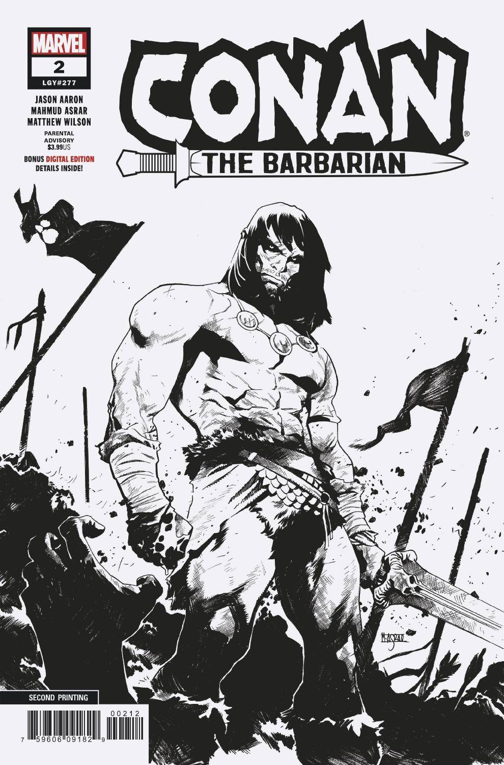 Conan the Barbarian #2 2nd Printing Asrar Variant (2018)