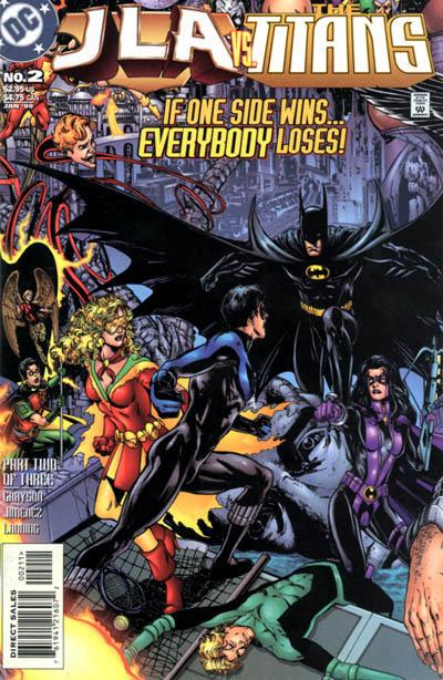 JLA / Titans #2 [Direct Sales]-Near Mint (9.2 - 9.8)