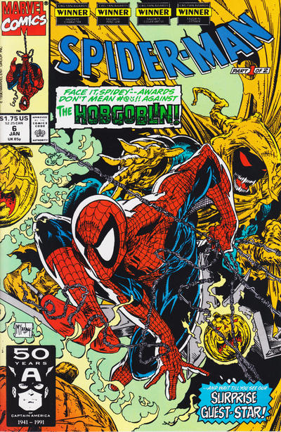 Spider-Man #6 (1990) [Direct]-Near Mint (9.2 - 9.8)