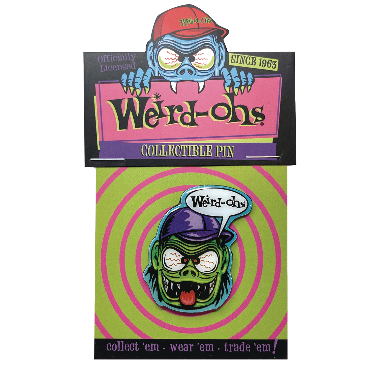 Weird-Ohs Gross-Out Green Collectible Pin