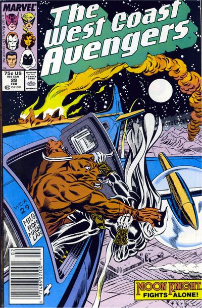 West Coast Avengers #29 [Newsstand]-Fine (5.5 – 7)