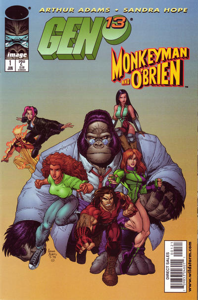 Gen 13 / Monkeyman & O'brien #1 [Alternate Cover]-Very Fine (7.5 – 9)